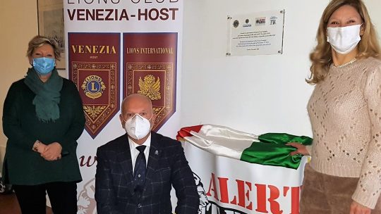 13 novembre 2020 – LC Venezia Host – INIZIATIVA LIONS-ALERT PER “CASA FAMIGLIA”
